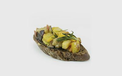 Брускетта с обжаренными овощами
