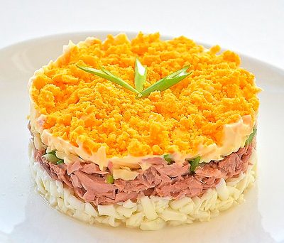 Салат мимоза