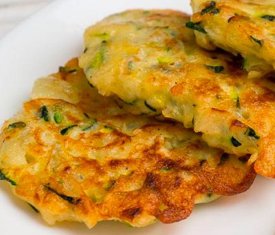 Оладушки из молодого кабачка