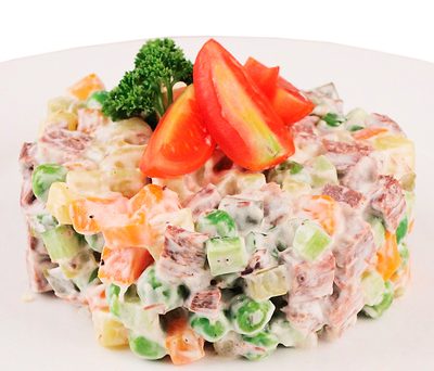 Оливье с мясом