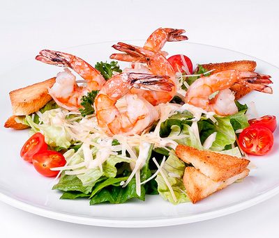 Цезарь с креветками