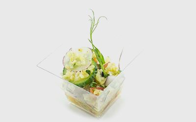 Салат с булгуром и овощами