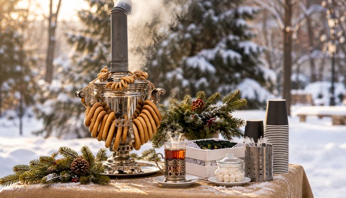Самовар на дровах
